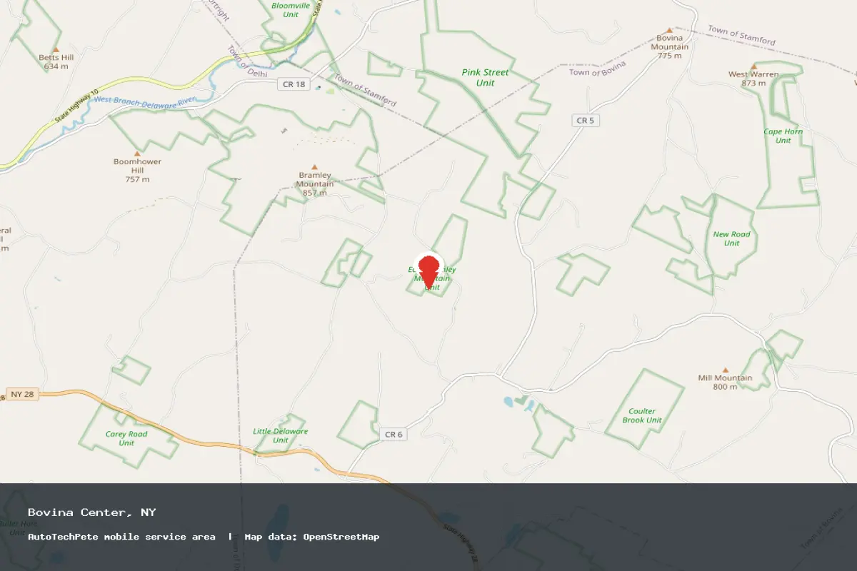 AutoTechPete mobile mechanic serving Bovina Center New York