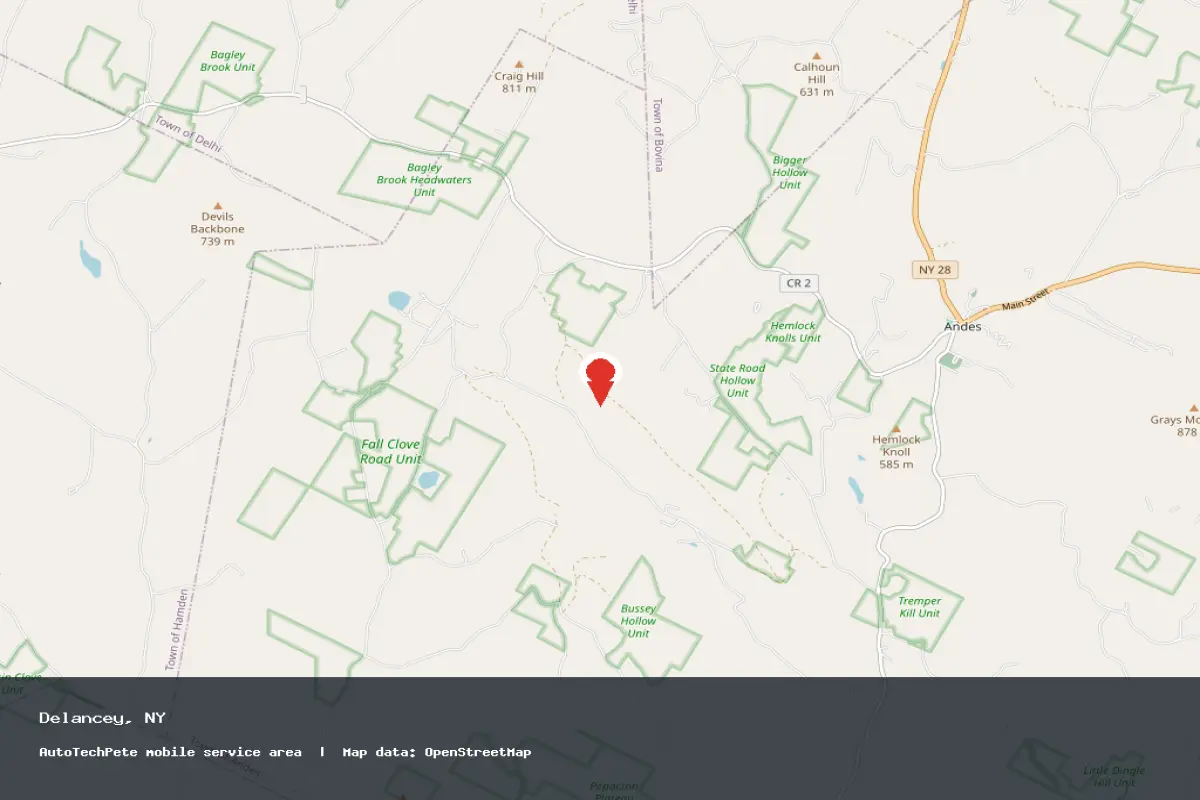 AutoTechPete mobile mechanic serving Delancey New York