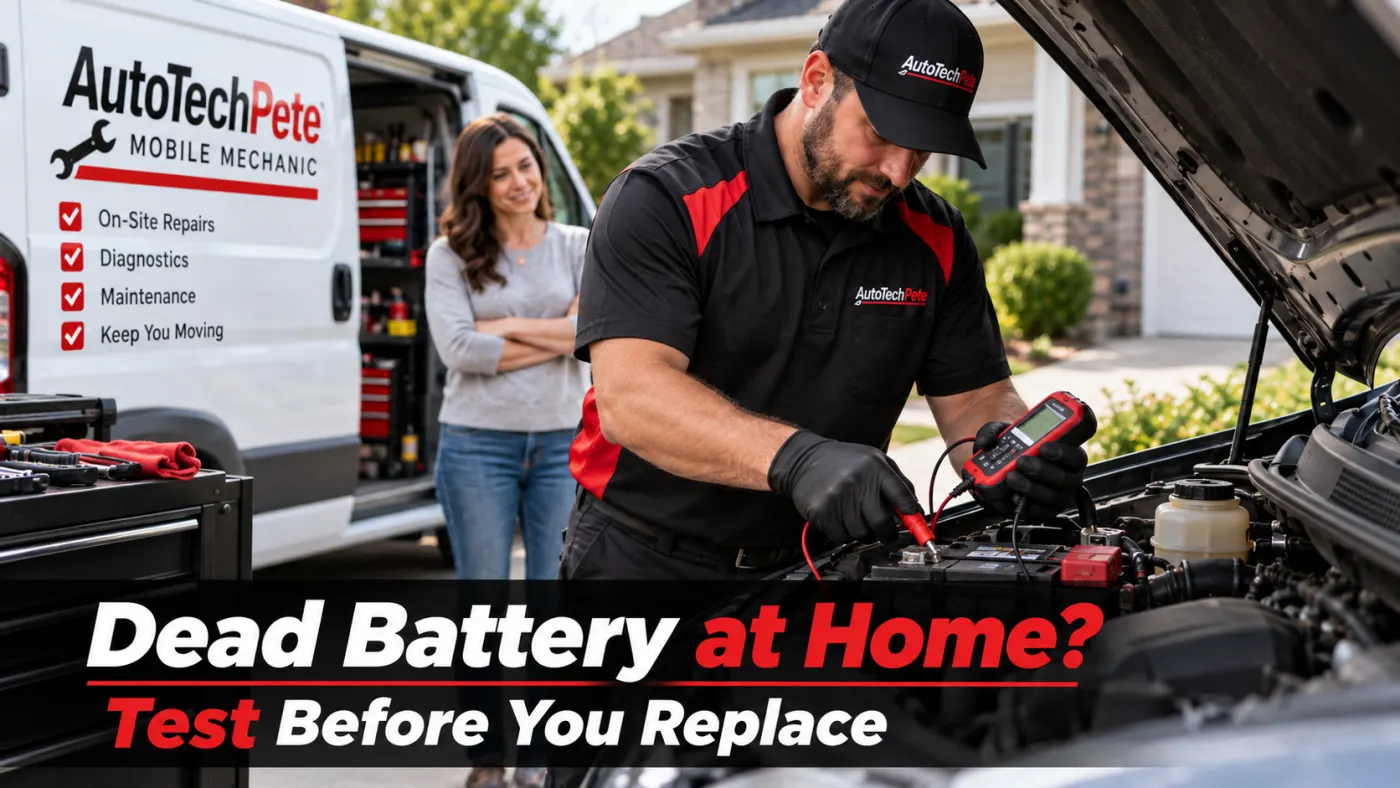 Dead Car Battery at Home: What to Do Before Replacing Anything